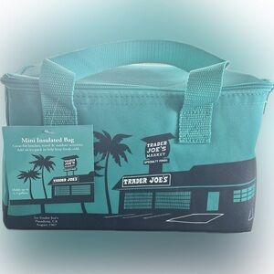 Trader Joe’s Mini Insulated Tote/ Cooler Bag - Teal